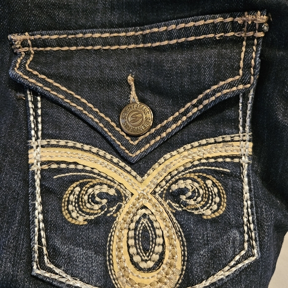 Seven7 bootcut jeans size10..nwt..darkwash..nice looking jean - Picture 3 of 16